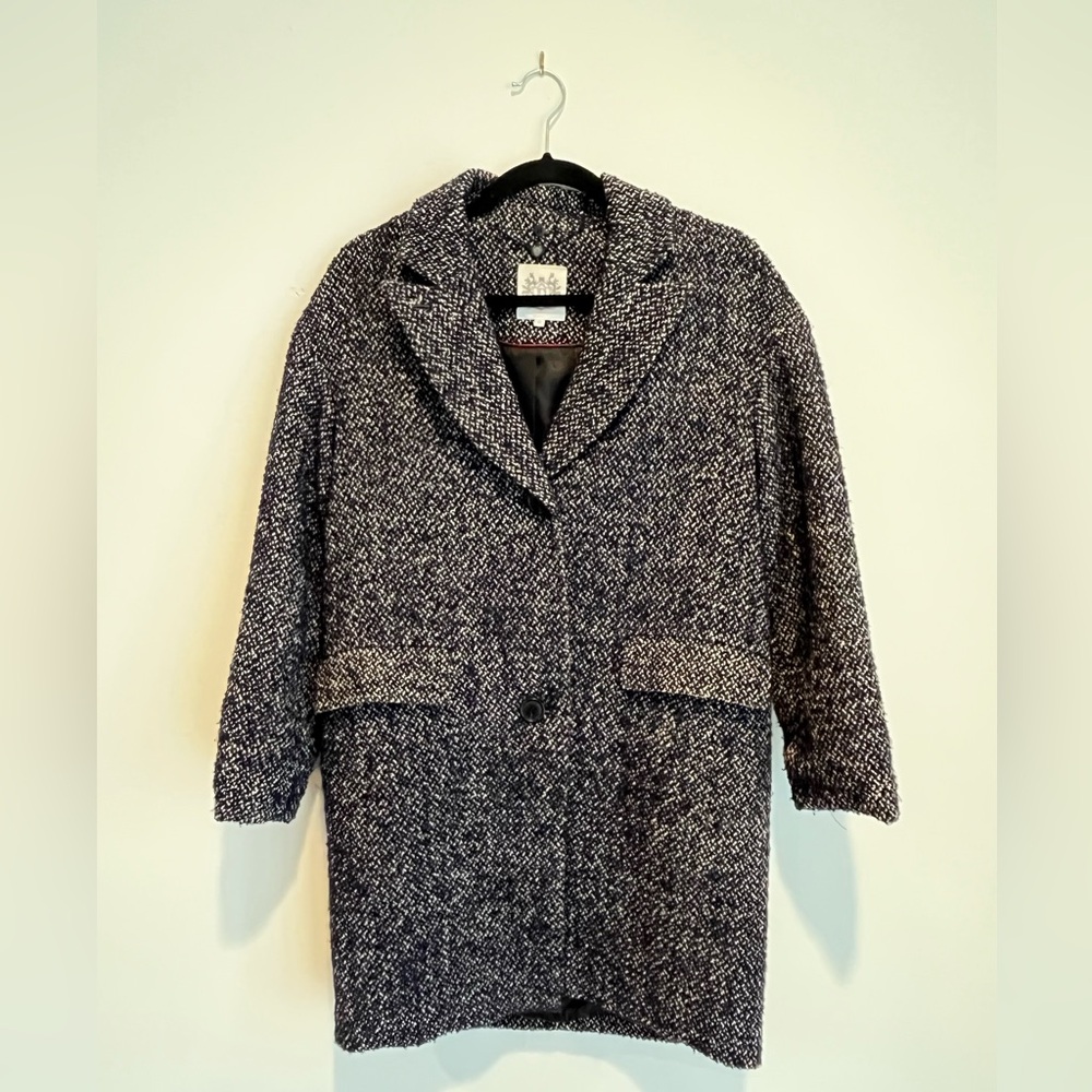 Dawn Levy Oversized Tweed Blazer